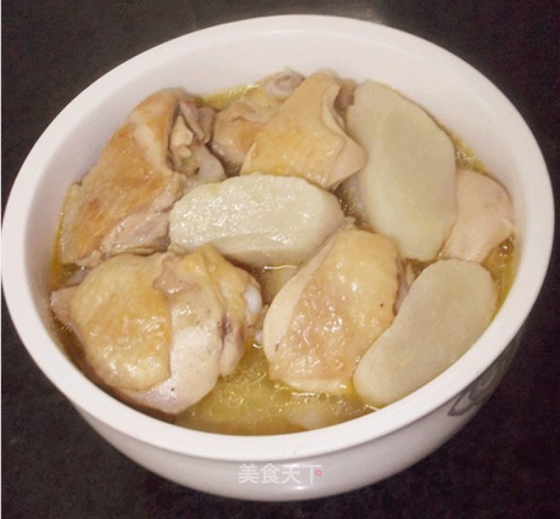 Delicious Homemade Fresh Yam Chicken Soup recipe