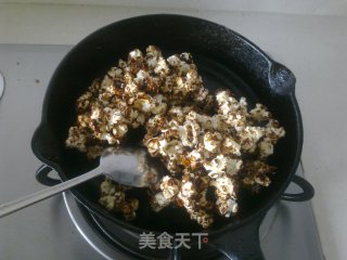 Easy Microwave Homemade Caramel Chocolate Popcorn recipe