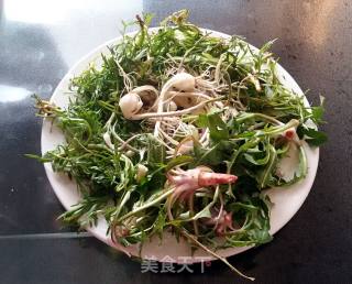 #春食野菜香# Dandelion, Small Root Garlic, Willow Sprouts ~ Edible Wild Vegetables Dipping Sauce recipe