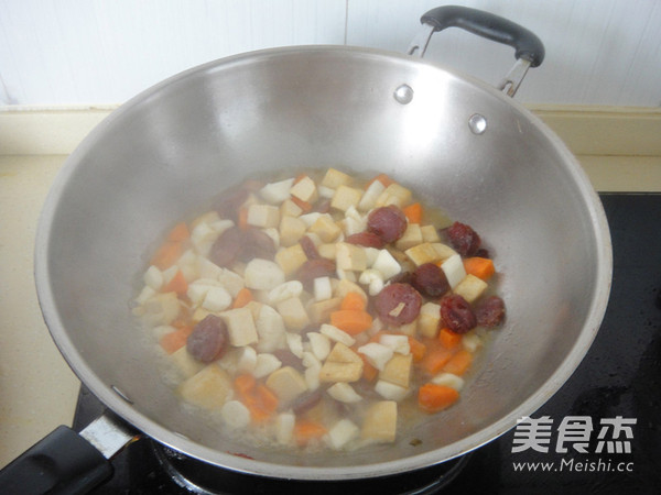 Sauteed Sausage Three Dings recipe