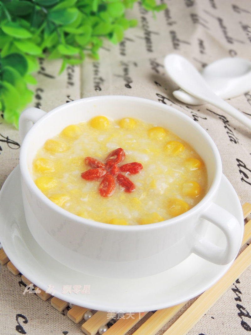 Corn Egg Porridge recipe