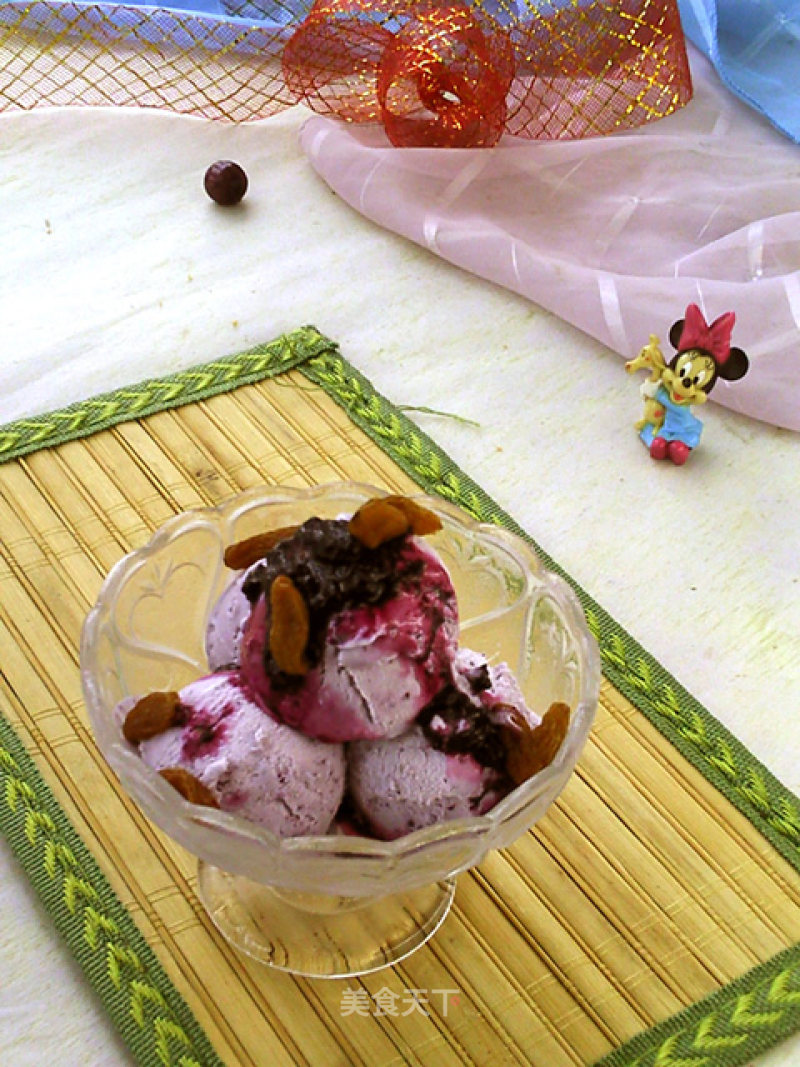 Condensed Milk Blueberry Ice Cream recipe
