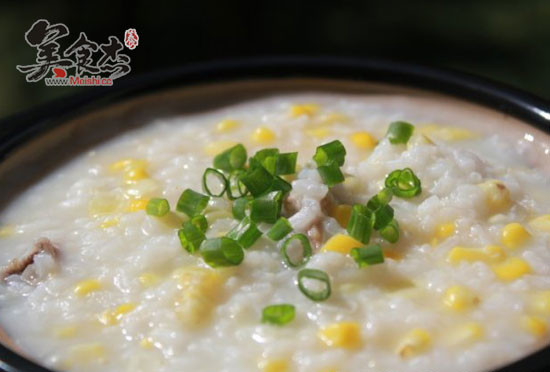 Corn Pork Ribs Congee recipe