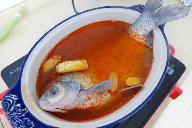 Wuchang Fish in Red Sour Soup recipe