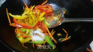 Sweet and Sour Vegetable Shreds recipe