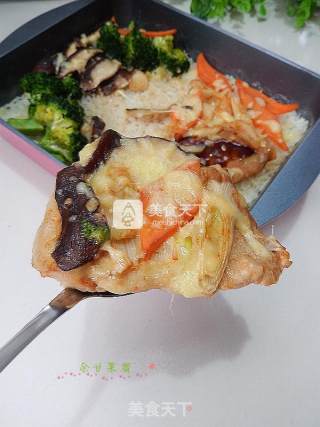 Cheese Pork Chop Rice recipe