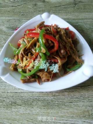 Shredded Pork with Red and Green Golden Acerola recipe