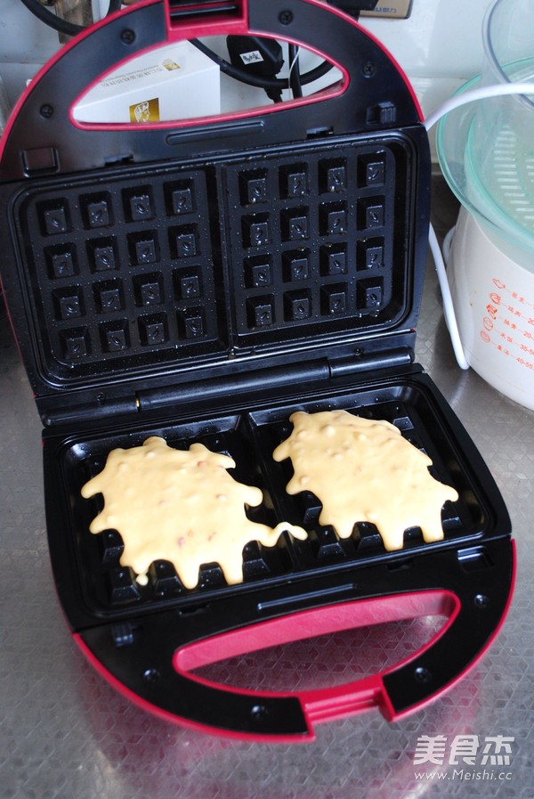 Peanut Waffles recipe