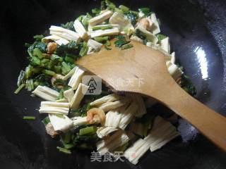 Stir-fried Yuba with Pickled Vegetables recipe