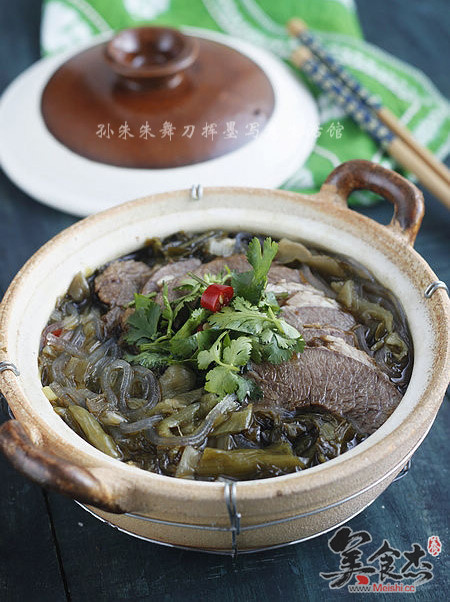 Sauerkraut Beef Vermicelli Claypot recipe