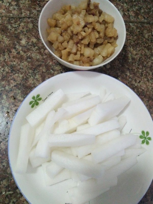 Roasted Radish with Oil Residue recipe