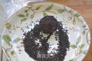 Healthy Dessert【milk Flavored Purple Potato Balls】 recipe
