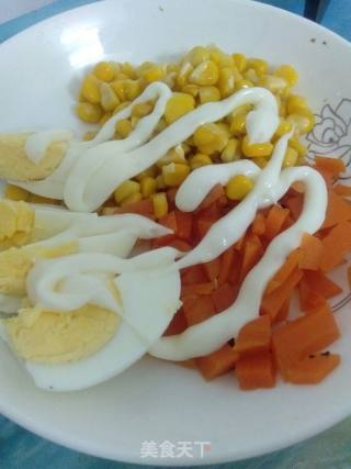 Egg Corn Radish Salad recipe
