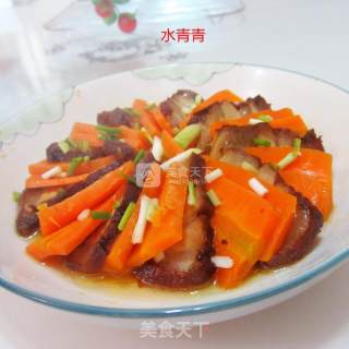Steamed Carrots with Bacon recipe