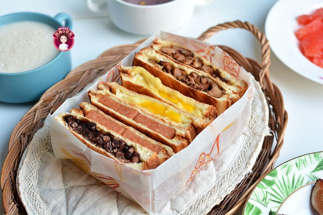 Breakfast Sweet and Savoury Sandwiches are Not Heavy recipe