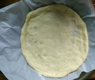 Savory Black Straw Mushroom Bacon Pizza recipe