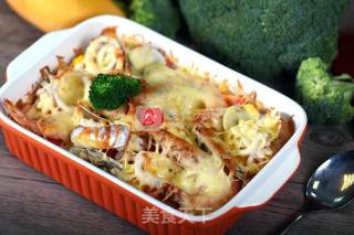 Depp Oven Recipe-seafood Baked Rice recipe