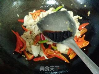 Fried Gluten with Red Pepper recipe