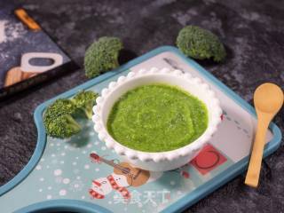 Baby Food Supplement with Nutritious Pureed Broccoli recipe