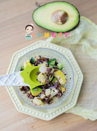 Fried Rice with Avocado and Shrimp recipe