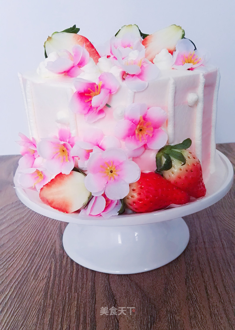 Plum Flower Cake recipe
