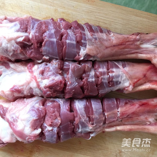 Steamed Roasted Lamb Leg recipe