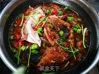 Pork Belly Stewed Fat Head Fish Head recipe