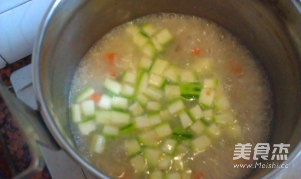 Crab Vermicelli Melon Porridge recipe