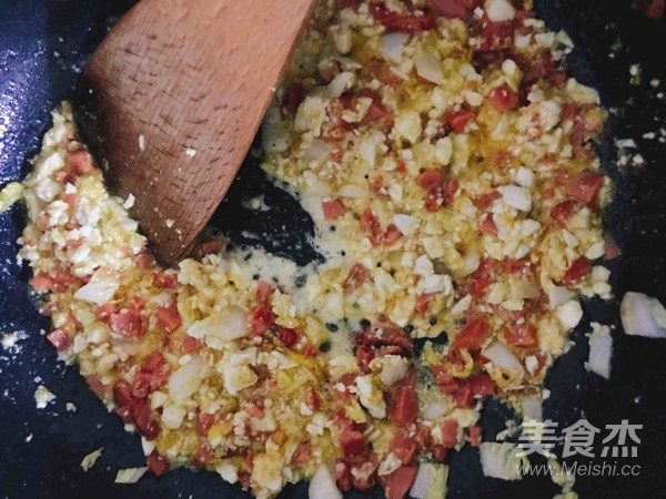 Salted Egg Fried Rice recipe