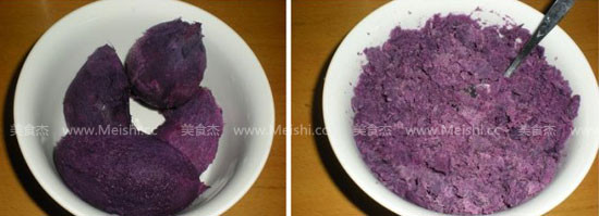 Purple Sweet Potato Coconut Ball recipe