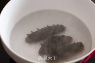 Sea Cucumber Rice with Abalone Sauce recipe