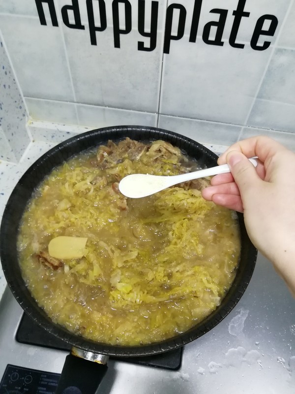 Stewed Pork Neck Bones with Sauerkraut Vermicelli, One of The Famous Dishes in Northeast China recipe