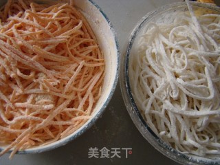 Steamed Two-color Powder recipe