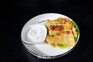 Pan-fried Rice Cake Slices recipe
