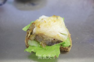 Cod Toast Salad Lunch Bento recipe