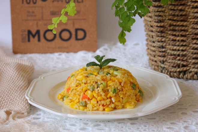 Golden Assorted Fried Rice recipe