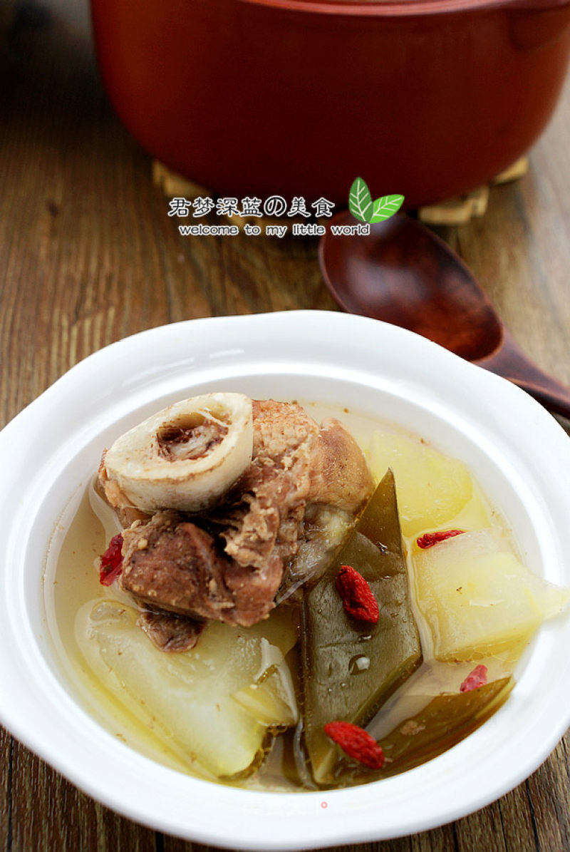 Wakame Winter Melon Big Bone Soup recipe