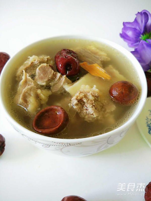 Steak Soup with Red Dates and Longan recipe