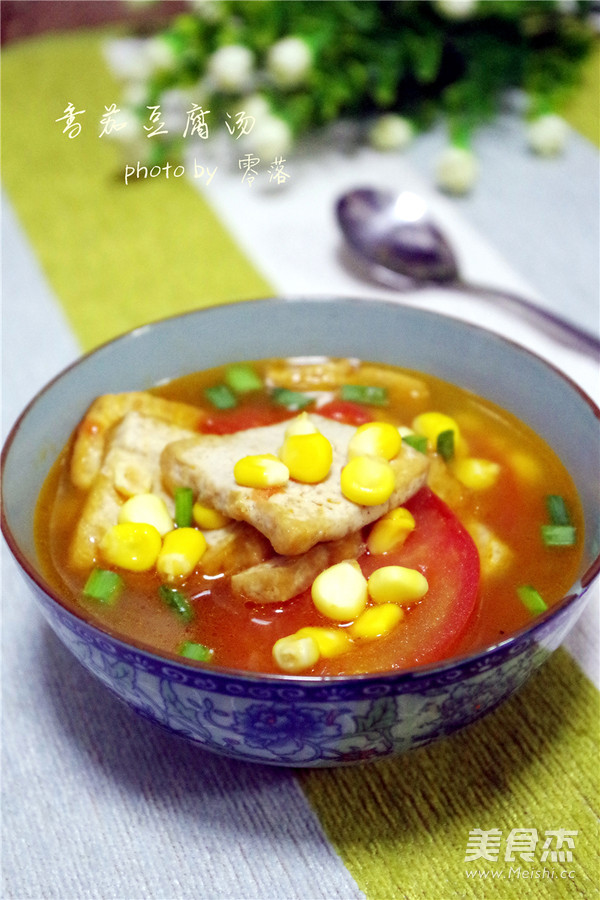 Tomato Tofu Soup recipe