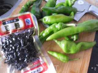 Stir-fried Chili with Black Bean Sauce recipe