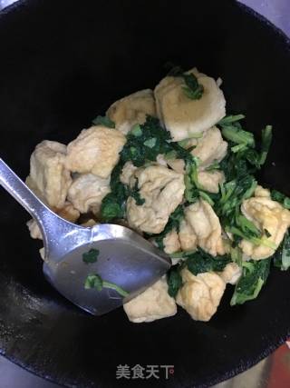Stir-fried Tofu with Cabbage recipe