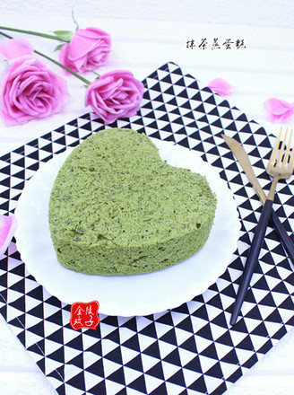Matcha Steamed Cake is Delicious But Not Hot recipe