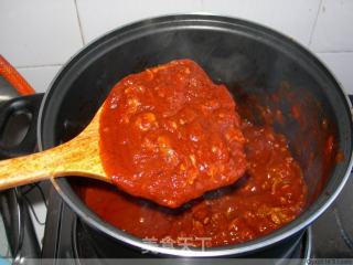 Spaghetti with Tomato Meat Sauce recipe