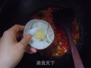 Cute Cartoon on The Dinner Table---bibimbap in Tomato Sauce recipe