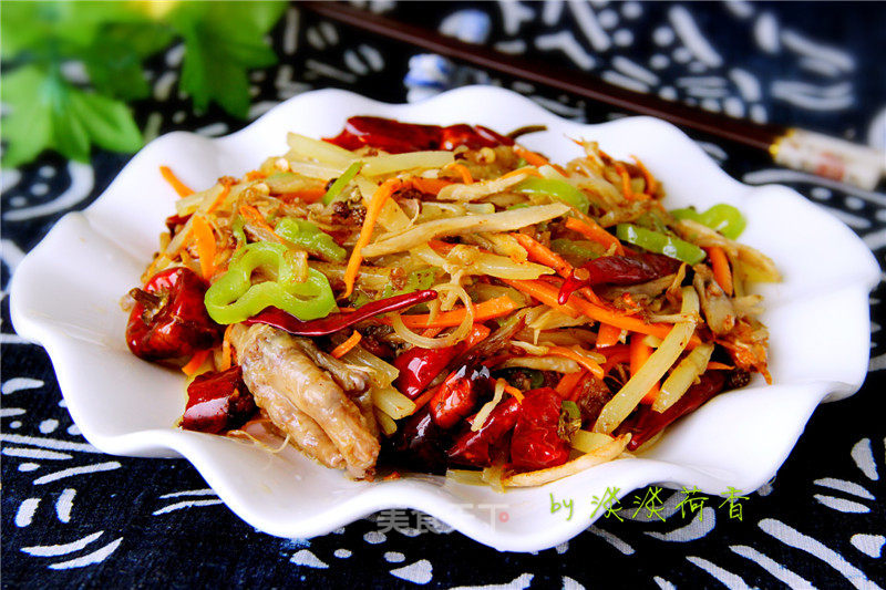 Stir-fried Chicken with Pepper recipe