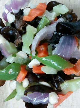 Almond Fungus Mixed Vegetables recipe