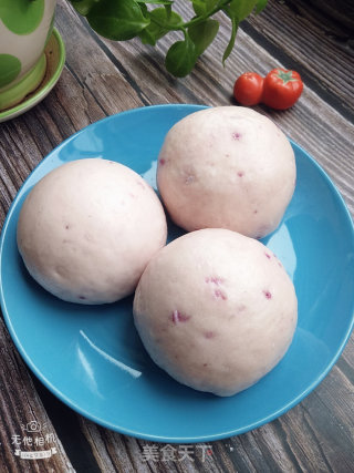 Purple Sweet Potato Multi-layer Steamed Bun recipe