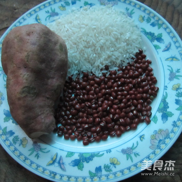 Sweet Potato and Red Bean Porridge recipe