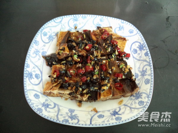 Steamed Dried Fish with Black Bean Sauce recipe