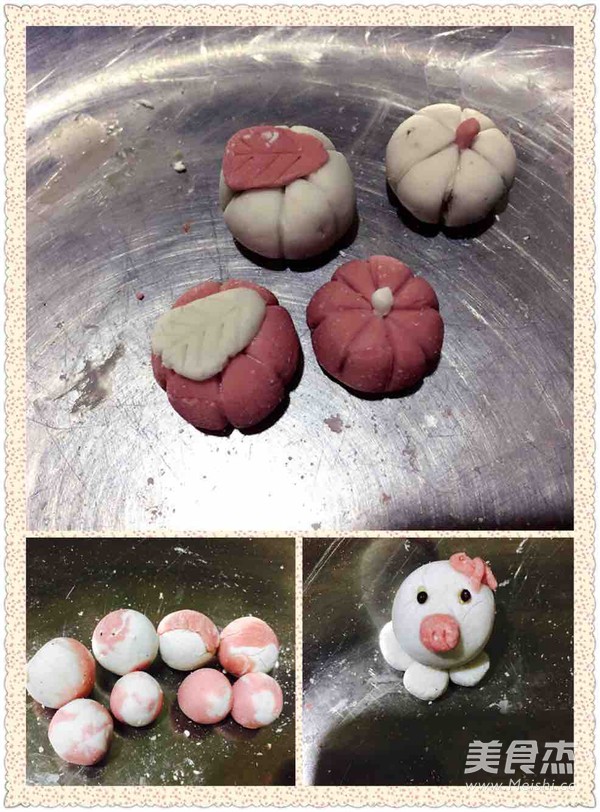 Lover's Noodles ~ ~ Sweet and Fragrant Rice Dumplings with Rose Stuffing recipe